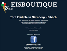 Tablet Screenshot of eisboutique.de